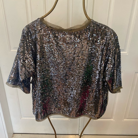 Top Shop Sequins top - Picture 2 of 11